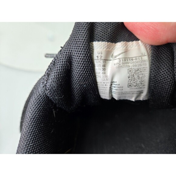 Nike Air Max Torch 3 Shoes Men's 12 Black Running Athletic Workout Gym Sneakers - Picture 8 of 8